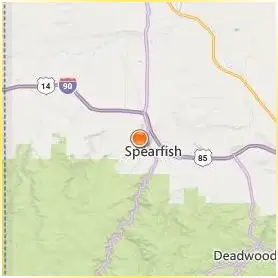 Black Hills State University Location Map Black Hills State University Location Map