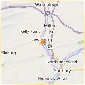 Bucknell University Location Map Bucknell University Location Map