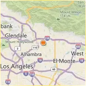 California Institute of Technology Location Map California Institute of Technology Location Map