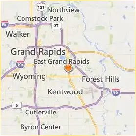 Calvin University Location Map Calvin University Location Map