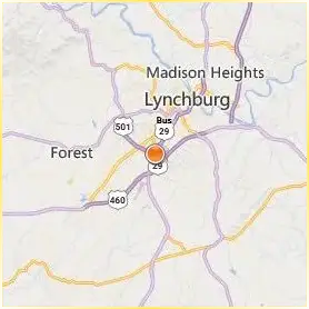 Central Virginia Community College Location Map Central Virginia Community College Location Map