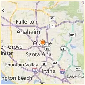 Chapman University Location Map Chapman University Location Map