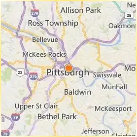 Duquesne University Location Map Duquesne University Location Map