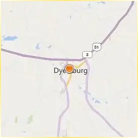 Dyersburg State Community College Location Map Dyersburg State Community College Location Map