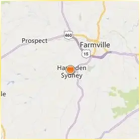 Hampden Sydney College Location Map Hampden Sydney College Location Map