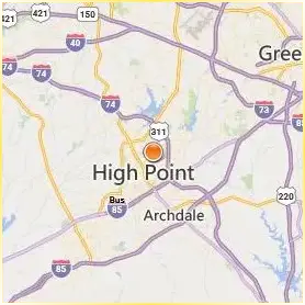 High Point University Location Map High Point University Location Map