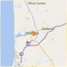 Hope College Location Map Hope College Location Map