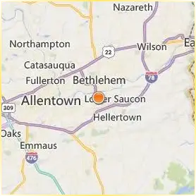 Lehigh University Location Map Lehigh University Location Map