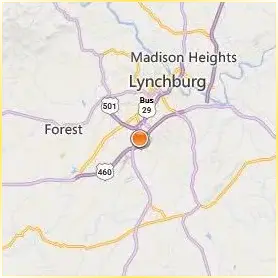 Liberty University Location Map Liberty University Location Map