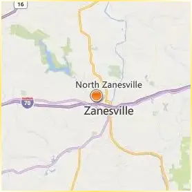 Ohio University Zanesville Location Map Ohio University Zanesville Location Map
