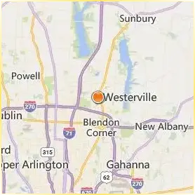 Otterbein University Location Map Otterbein University Location Map