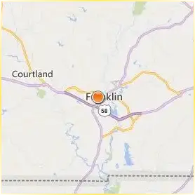 Paul D Camp Community College Location Map Paul D Camp Community College Location Map