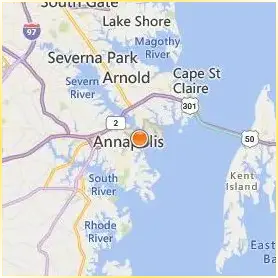 United States Naval Academy Location Map United States Naval Academy Location Map