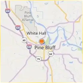 University of Arkansas at Pine Bluff Location Map University of Arkansas at Pine Bluff Location Map