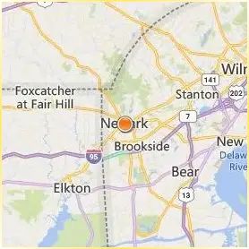 University of Delaware Location Map University of Delaware Location Map