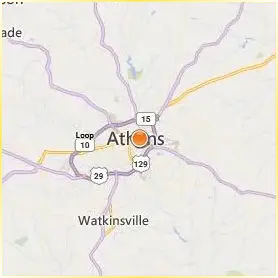 University of Georgia Location Map University of Georgia Location Map