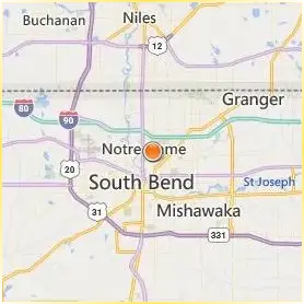 University of Notre Dame Location Map University of Notre Dame Location Map