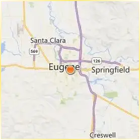 University of Oregon Location Map University of Oregon Location Map