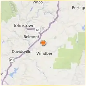 University of Pittsburgh Johnstown Location Map University of Pittsburgh Johnstown Location Map