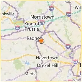 Villanova University Location Map Villanova University Location Map