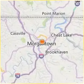 West Virginia University Location Map West Virginia University Location Map